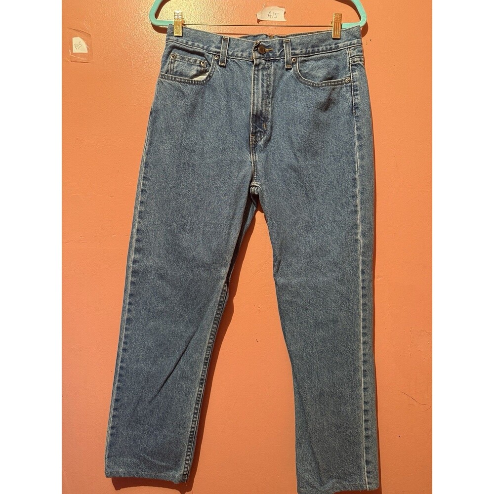 3/$15 George Mens Jeans 31X30 Regular Light Blue Denim Bottoms Cotton